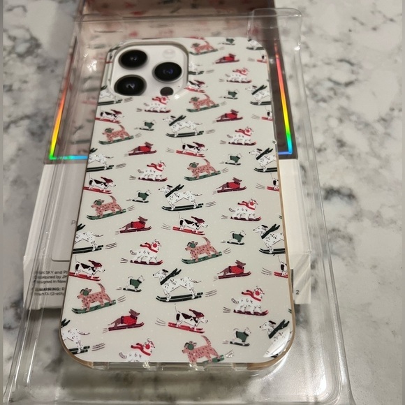pink sky Other - Pink Sky "Ski Dogs" iPhone 13/12 Pro Max Case with MagSafe new Dogs on Ski